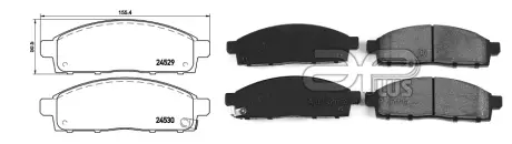 Колодки тормозные передние Mitsubishi L200 / Triton (KA_T, KB_T)/ Hunter (11/05- APLUS 71173AAP