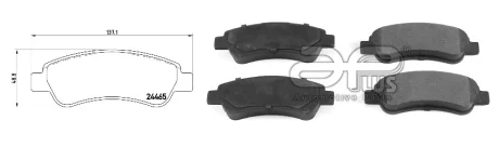 Колодки гальмiвнi APPLUS APLUS 71255BAAP