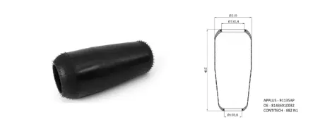 Пневморессор 882N1 (челок) APPLUS APLUS 91135AP
