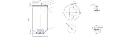 Пневморессор 4022NP06 без стакана. APPLUS APLUS 91913AP