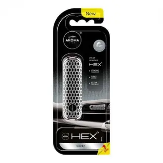 Ароматизатор на дефлектор Car HEX 10g - SILVER AROMA Aroma 83576