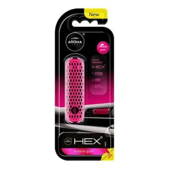 Ароматизатор на дефлектор Car HEX 10g - BUBBLE GUM AROMA Aroma 83582