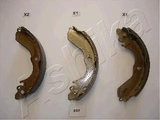 Колодки гальмівні барабанні (комплект 4 шт.).)) ASHIKA 55-05-587