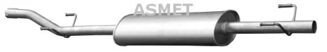 Глушитель, средн. часть Mercedes-Benz Sprinter (901, 902, 903, 904, 905) ASMET 02046