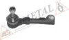 Наконечник рульової тяги лівий RENAULT Kangoo 97-07, Megane 96-03 ASMETAL 17RN5600 (фото 1)