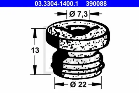 Корок ATE 03.3304-1400.1