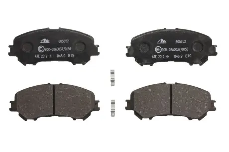 Колодки гальмівні (передні) Nissan Qashqai II 13- (Akebono) ATE 13.0460-5652.2