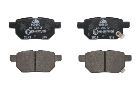 Колодки гальмівні (задні) Lexus CT/Toyota Prius/Yaris 08- ATE 13.0460-5690.2