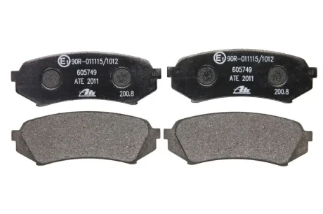Комплект гальмівних колодок задн, LEXUS LX TOYOTA LAND CRUISER, LAND CRUISER 100 4.2D/4.7 01.98-03.08 13.0460-5749.2 ATE 13046057492