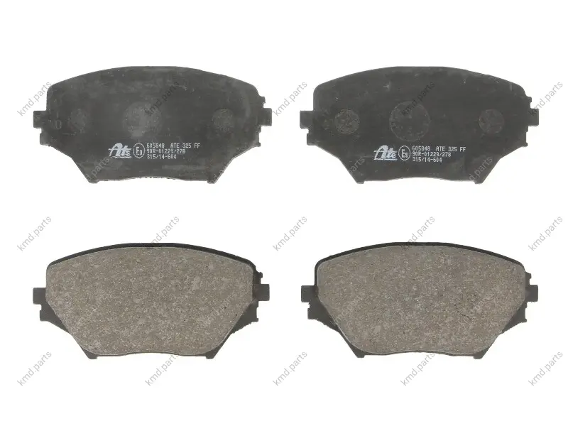 Комплект гальмівних колодок передн, TOYOTA RAV 4 II 1.8-2.4 05.00-11.05 13.0460-5848.2 ATE 13046058482 (фото 1)