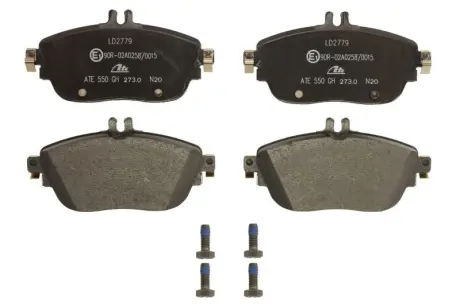 Колодки гальмівні (передні) MB A-class (W176)/B-class (W242/W246)/GLA-class (X156) 11- Ceramic ATE 13.0470-2779.2