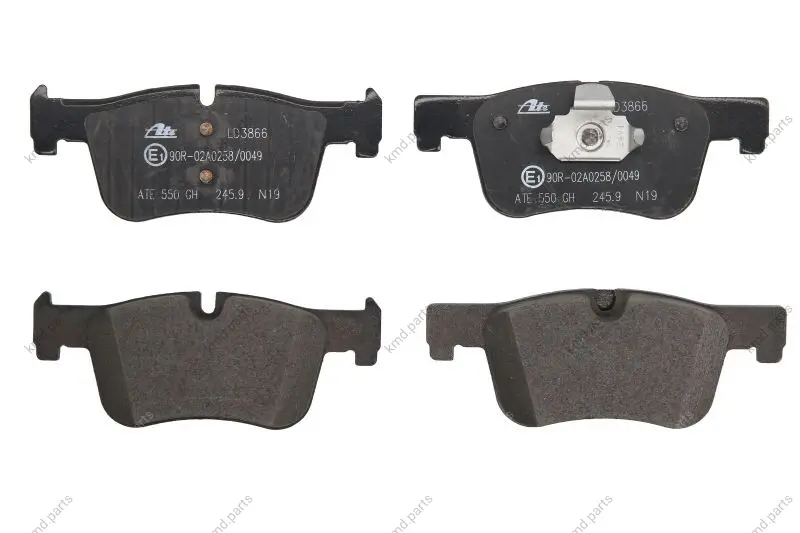 Керамічні гальмівні колодки передн, BMW 1 (F20), 1 (F21), 2 (G42, G87), 3 (F30, F80), 3 (F31), 3 (G20, G80, G28), 3 (G21, G81), 3 GRAN TURISMO (F34), 4 (F32, F82), 4 (F33, F83) 1.5-2.0DH 07.11- 13.0470-3866.2 ATE 13047038662 (фото 1)