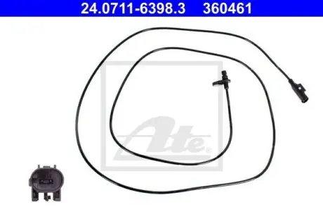Датчик ABS (задній) MB Sprinter/VW Crafter 06- (L) (L=1830mm) ATE 24.0711-6398.3