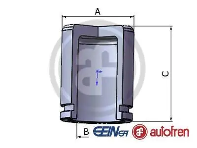 Елементи гальмівного супорта (Поршень) (SEIN) AUTOFREN D025264