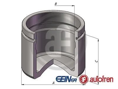 Поршень супорта пер. BMW 1/2/3/4 (54x52mm)(Bosch) AUTOFREN D025598