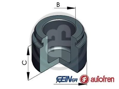 Поршень гальмівного супорта передн (38мм 30мм) VOLVO S60 I ALFA ROMEO 147, 156, GT LAND ROVER RANGE ROVER IV, RANGE ROVER SPORT II 2.0-5.0 03.02-03.22 D0-25607 AUTOFREN D025607