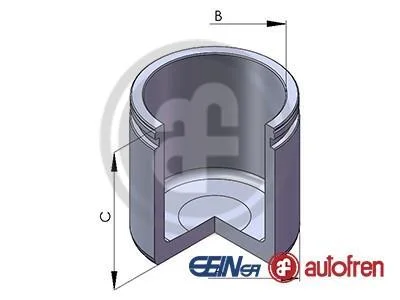 Поршень супорта перед Jumpy/Scudo/Expert 95-06 57x51,65 AUTOFREN D02574 (фото 1)