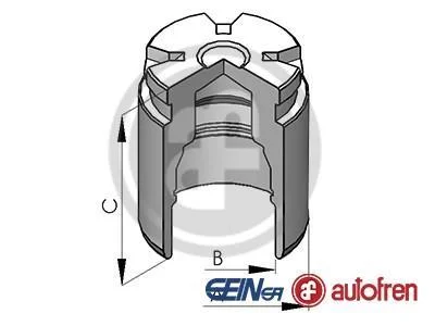 Поршень супорта зад Focus I/Civic VIII/Astra G/H/Clio III/Megane II/III 34x48 AUTOFREN D02578