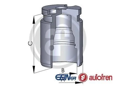 Поршень супорта зад BMW 3 E90/Kia Cerato 04-/Smart Forfour 34x46,8 AUTOFREN D02594