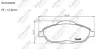 Колодки гальмівні барабанні Peugeot 308 1.4/ 1.6 (07-) AUTOMOTOR France ABP4357 (фото 1)