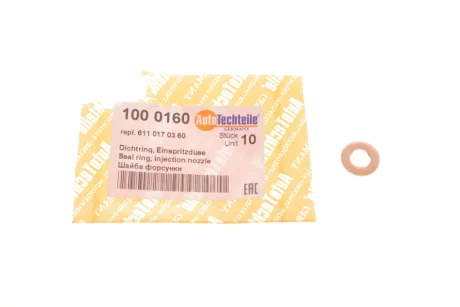 Шайба під форсунку MB Sprinter/Vito CDI AUTOTECHTEILE 100 0160 - фото 2 Шайба під форсунку MB Sprinter/Vito CDI AUTOTECHTEILE 100 0160