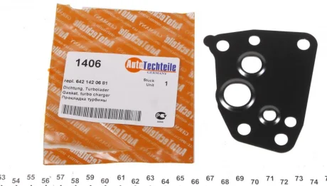 Прокладка турбіни Mercedes Benz OM642 AUTOTECHTEILE 100 1406