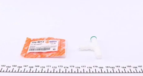 Штуцер системи склоомивача Т-образний VW Caddy 15-/ Crafter 06- (пласт.) AUTOTECHTEILE 395 5012