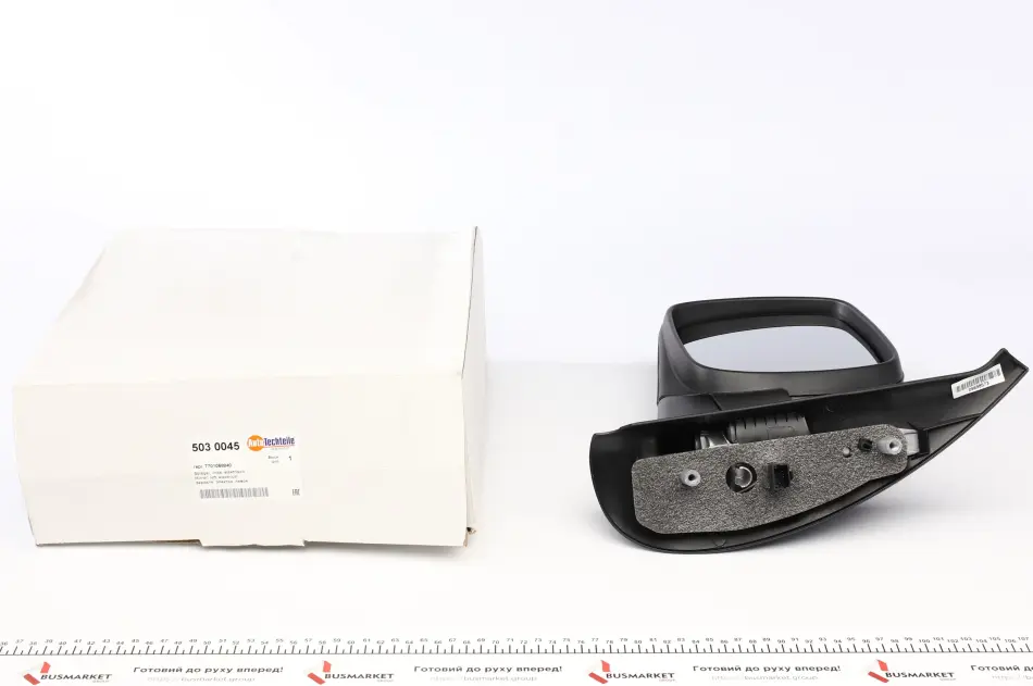 Дзеркало Renault Kangoo 08- Л. (електро/підігрів/чорне) AUTOTECHTEILE 503 0045 (фото 1)