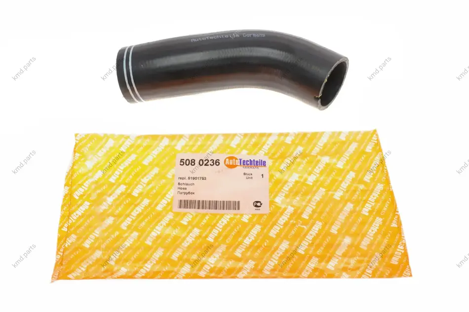 Патрубок інтеркулера Fiat Doblo 1.6D/2.0D 10- AUTOTECHTEILE 508 0236 (фото 1)