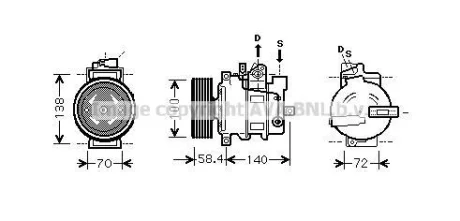Компресор кондиціонера CLEVER FIT AVA AVA COOLING AIAK262