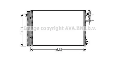 Радіатор кодиціонера AVA AVA COOLING BWA5295D