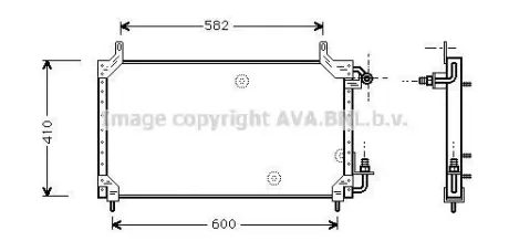 Радіатор кодиціонера AVA AVA COOLING DW5006