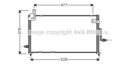 Радіатор кодиціонера AVA AVA COOLING DW5044