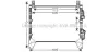 Радіатор кондиціонера SsangYong Rexton (02-) 2.7 XDi AVA AVA COOLING DW5142 (фото 1)