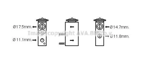 Расширительный клапан, кондиционер AVA AVA COOLING FD1462