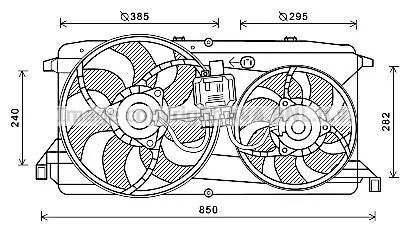 Вентилятор AVA AVA COOLING FD7579