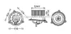 Вентилятор обігрівача салону Ford Connect 1,8DI-TDCI 02>, Mondeo III man AC AVA AVA COOLING FD8495 (фото 1)