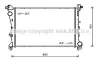Радіатор, Система охолодження двигуна CLEVER FIT AVA AVA COOLING FT2414 (фото 1)