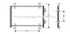 Радиатор кондиционера Citroen Jumper/Peugeot Boxer/Fiat Ducato (02-) A AVA COOLING FTA5302 (фото 1)