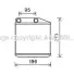 Радіатор обігрівача Grande Punto 10/05-(AVA) AVA COOLING FTA6313 (фото 1)