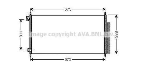 Радіатор кондиціонера AVA AVA COOLING HD5185D