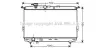 Радіатор охолодження HYUNDAI SONATA IV (EF) (98-) (AVA) AVA COOLING HY2106 (фото 1)