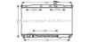Радіатор охолодження HYUNDAI Santa Fe II (CM) (AVA) AVA COOLING HY2174 (фото 1)
