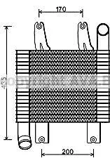 Интеркулер Hyundai Terracan (01-)/KIA Carnival (99-) 2.9CRDi AVA AVA COOLING HY4229