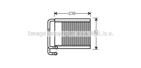 Теплообменник, система отопления салона CLEVER FIT AVA AVA COOLING HY6313