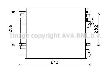 Радіатор кондиціонера AVA AVA COOLING KAA5149D