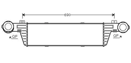 Інтеркулер (AVA) AVA COOLING MSA4296