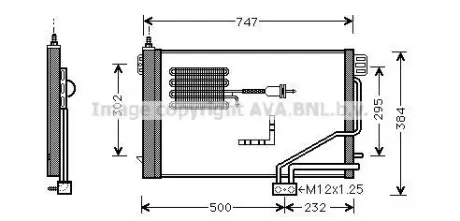 Радіатор кондиціонера AVA AVA COOLING MSA5298D