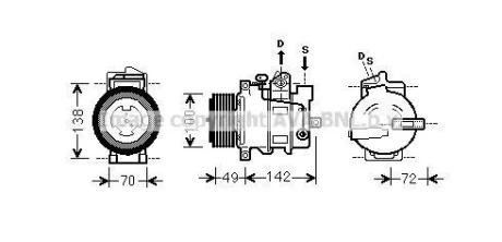 Компресор кондицiонера CLEVER FIT AVA AVA COOLING MSAK566