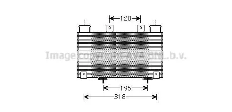 Інтеркулер FORD RANGER MAZDA BT-50 2.5D/3.0D 05.06-12.15 AVA AVA COOLING MZA4250